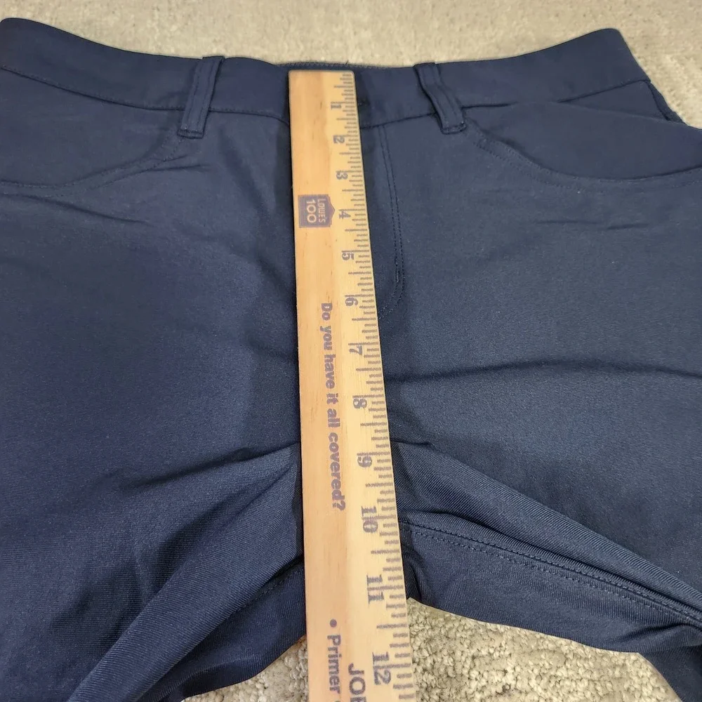 Vuori Pants Men 30x32 Meta Athletic Slim Fit Navy Blue Quick Dry Athleisure V430